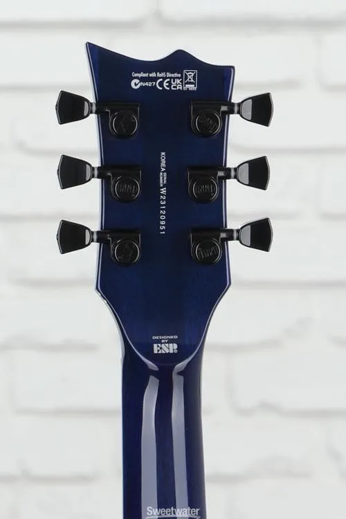  ESP LTD EC-1000 Electric Guitar - Blue Natural Fade Demo
