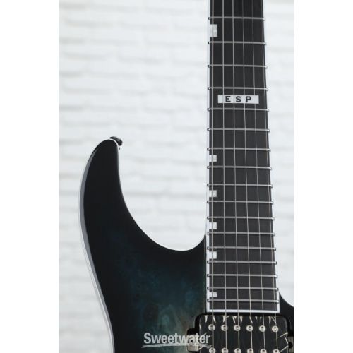  ESP E-II M-II HT Electric Guitar - Mercury Blue Burst