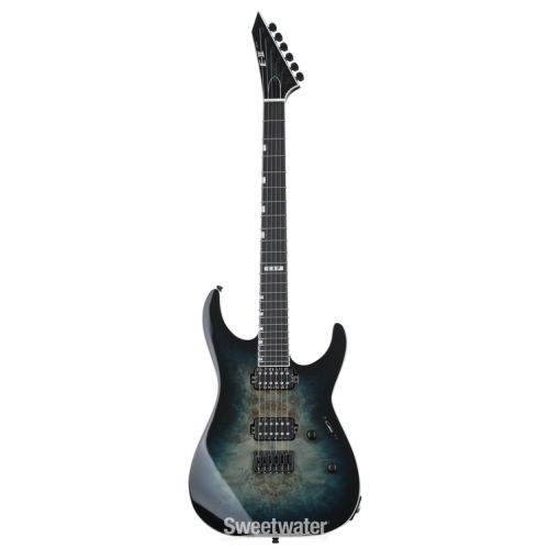  ESP E-II M-II HT Electric Guitar - Mercury Blue Burst