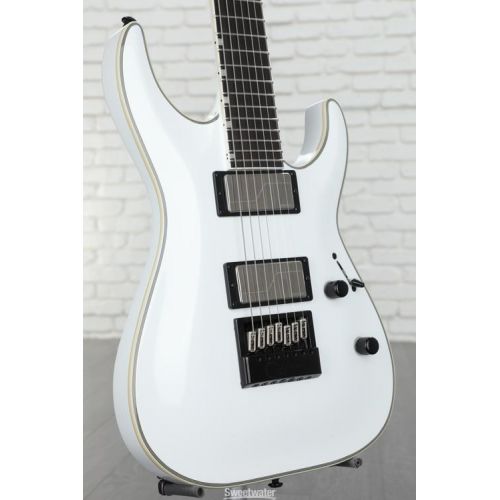  ESP LTD Deluxe MH-1007 EverTune Electric Guitar - Snow White Demo