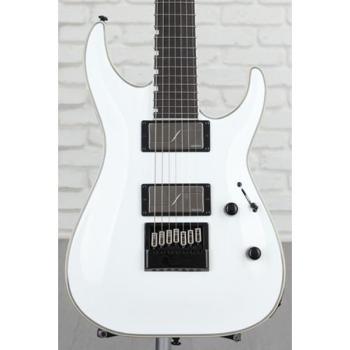  ESP LTD Deluxe MH-1007 EverTune Electric Guitar - Snow White Demo