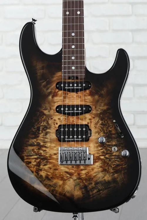 ESP Original Snapper CTM Electric Guitar - Nebula Black Burst with Rosewood Fingerboard Demo