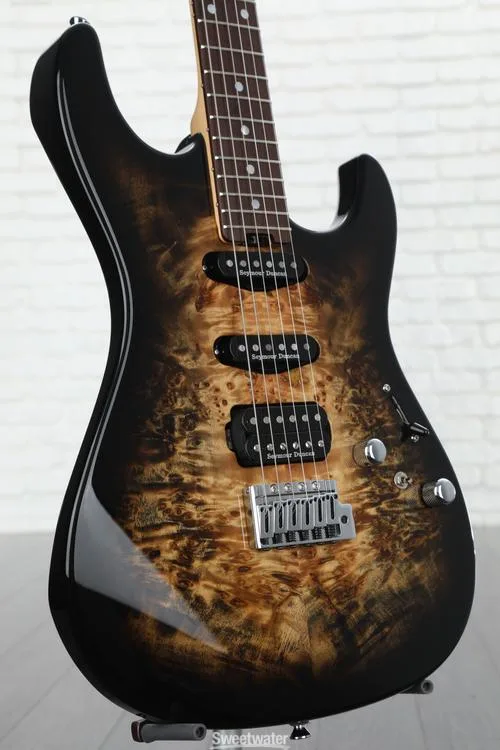  ESP Original Snapper CTM Electric Guitar - Nebula Black Burst with Rosewood Fingerboard Demo