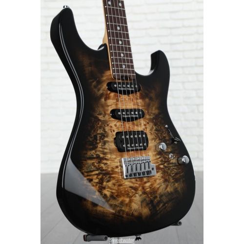  ESP Original Snapper CTM Electric Guitar - Nebula Black Burst with Rosewood Fingerboard Demo