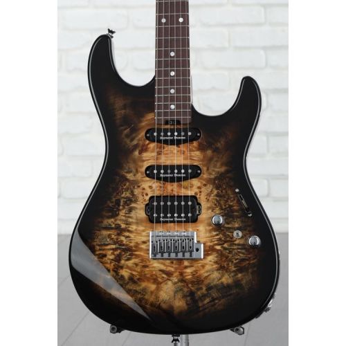  ESP Original Snapper CTM Electric Guitar - Nebula Black Burst with Rosewood Fingerboard Demo