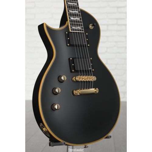  ESP LTD EC-1000 Left-handed Electric Guitar - Vintage Black Demo