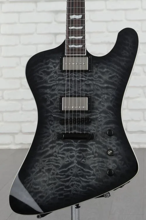 ESP LTD Phoenix-1000 QM Electric Guitar - See-thru Black Sunburst