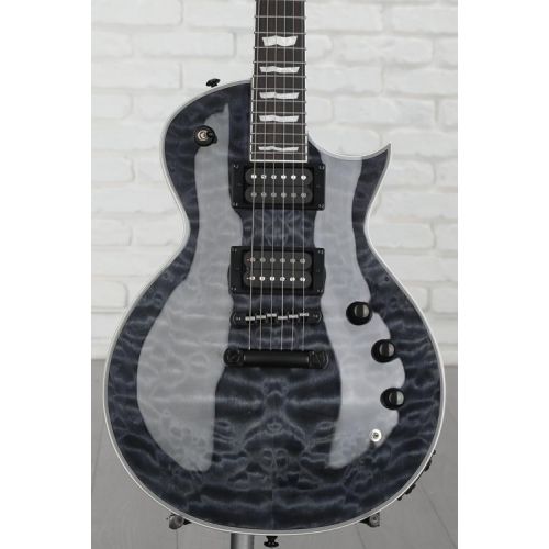  ESP LTD EC-1000 Piezo Electric Guitar - See Thru Black