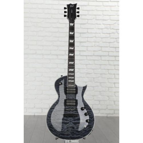  ESP LTD EC-1000 Piezo Electric Guitar - See Thru Black