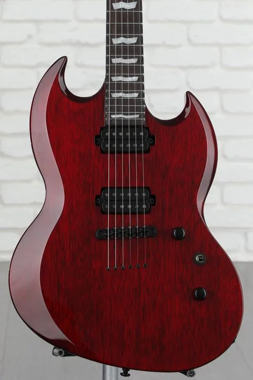 ESP LTD Viper-1000 M Electric Guitar - See-Thru Black Cherry Demo