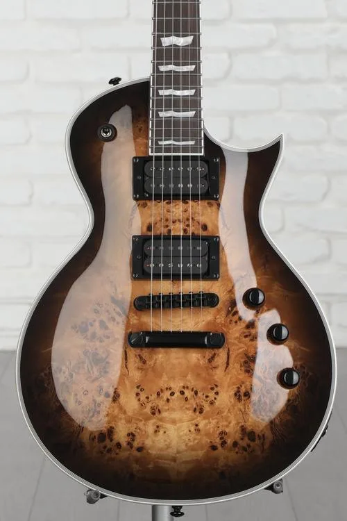 ESP LTD EC-1000 Electric Guitar - Black Natural Burst Demo