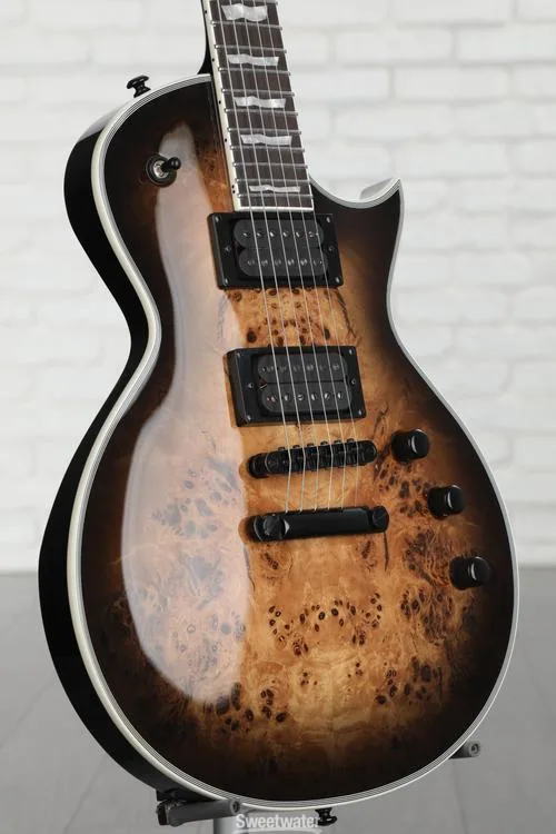  ESP LTD EC-1000 Electric Guitar - Black Natural Burst Demo