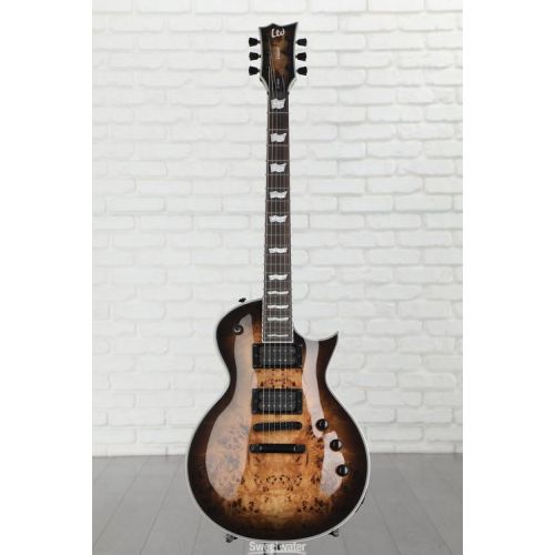  ESP LTD EC-1000 Electric Guitar - Black Natural Burst Demo