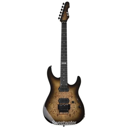  ESP E-II SN-II Electric Guitar - Nebula Black Burst