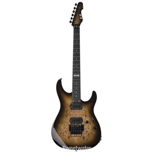  ESP E-II SN-II Electric Guitar - Nebula Black Burst