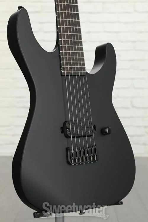  ESP LTD M-7 HT Baritone Black Metal - Black Satin