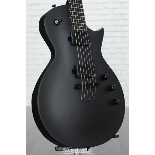  ESP LTD EC-1000 Baritone Electric Guitar - Charcoal Metallic Satin