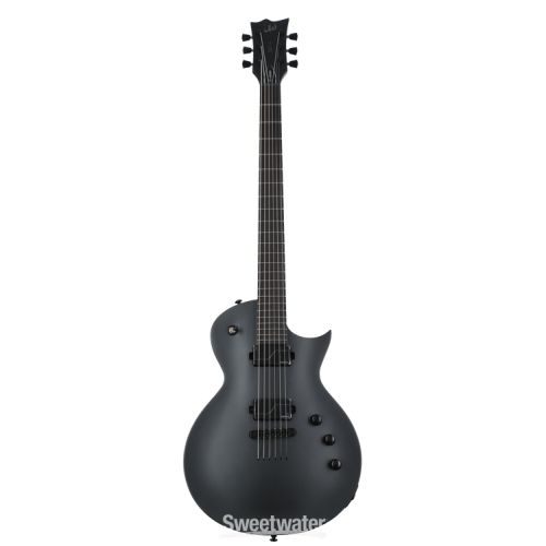  ESP LTD EC-1000 Baritone Electric Guitar - Charcoal Metallic Satin