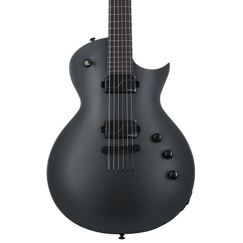  ESP LTD EC-1000 Baritone Electric Guitar - Charcoal Metallic Satin