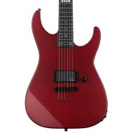 ESP E-II M-1 Thru NT Electric Guitar - Deep Candy Apple Red Satin