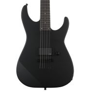 ESP E-II MI Thru NT Electric Guitar - Black Satin