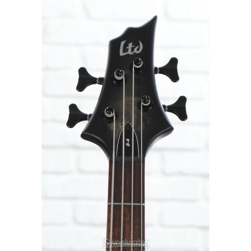  ESP LTD D-4 Bass Guitar - Black Natural Burst Satin