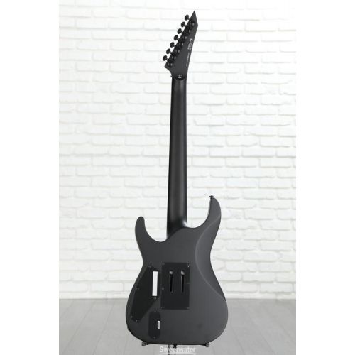  ESP LTD M-1007B 7-string Baritone Electric Guitar - Charcoal Burst Satin Demo