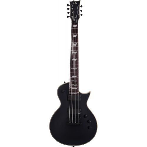  ESP Guitars ESP LTD EC-407 7-String Electric Guitar, Black Satin