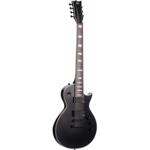  ESP Guitars ESP LTD EC-407 7-String Electric Guitar, Black Satin