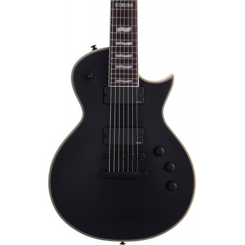  ESP Guitars ESP LTD EC-407 7-String Electric Guitar, Black Satin