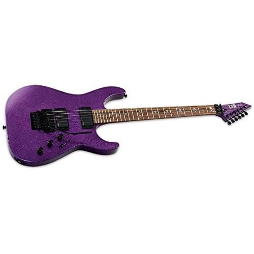  ESP Guitars ESP LTD KH-602 Signature Series Kirk Hammett Electric Guitar with Case, Purple Sparkle