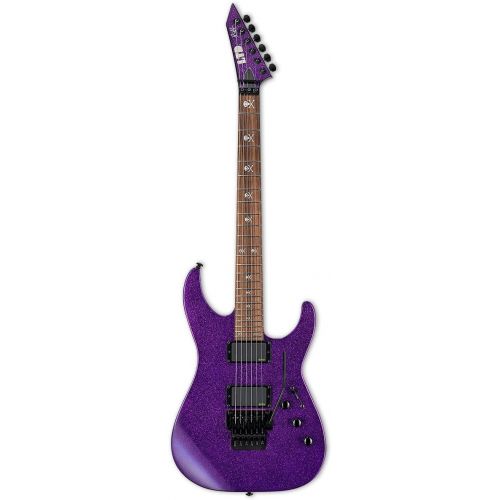  ESP Guitars ESP LTD KH-602 Signature Series Kirk Hammett Electric Guitar with Case, Purple Sparkle