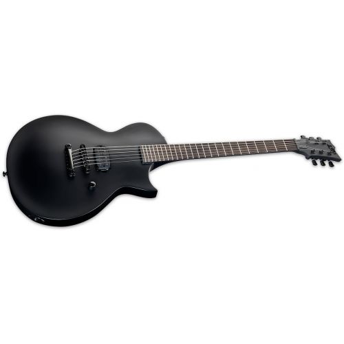  ESP Guitars ESP LTD EC-Black Metal Electric Guitar, Black Satin