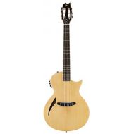 ESP LTD TL-6N Thinline Acoustic Electric Nylon String Guitar, Natural