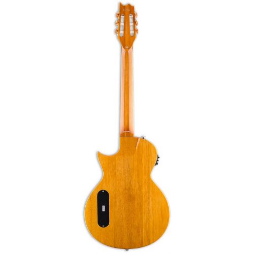  ESP LTD TL-6N Thinline Acoustic Electric Nylon String Guitar, Natural
