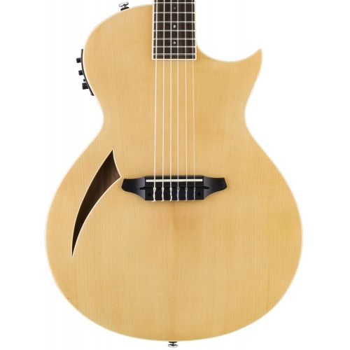  ESP LTD TL-6N Thinline Acoustic Electric Nylon String Guitar, Natural