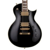 ESP 6 String LTD EC-256 Electric Guitar, Black (EC256BLK)