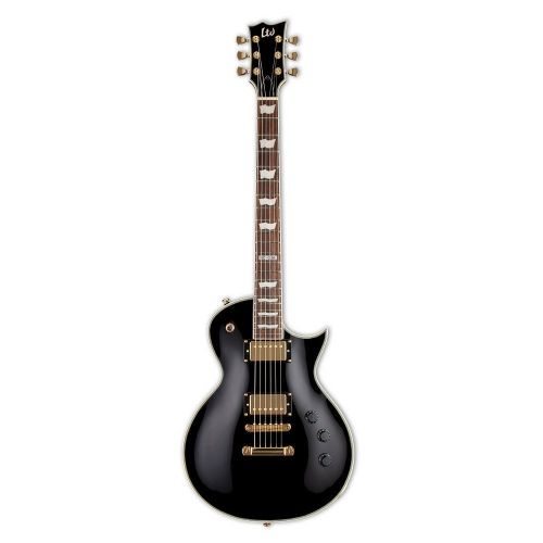  ESP 6 String LTD EC-256 Electric Guitar, Black (EC256BLK)