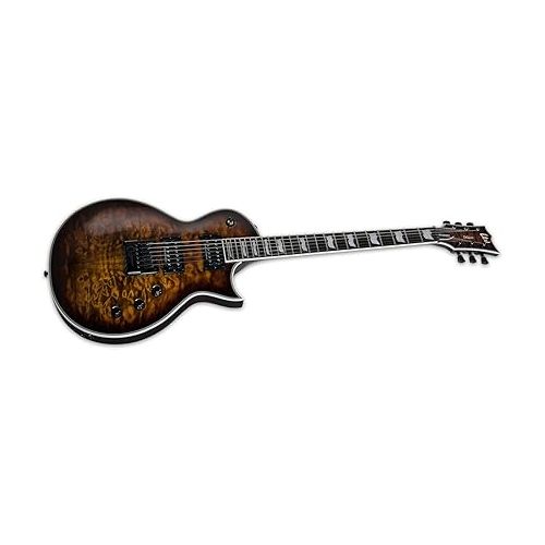  ESP LTD EC-1000 Evertune Electric Guitar, Dark Brown Sunburst