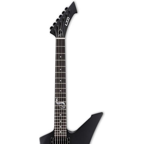 ESP LTD Snakebyte Signature Series James Hetfield Electric Guitar with Case, Black Satin