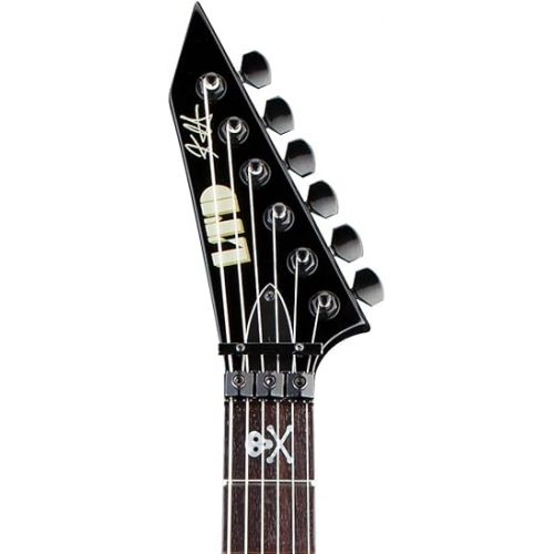  ESP LTD KH-602 Signature Series Kirk Hammett Electric Guitar with Case, Black