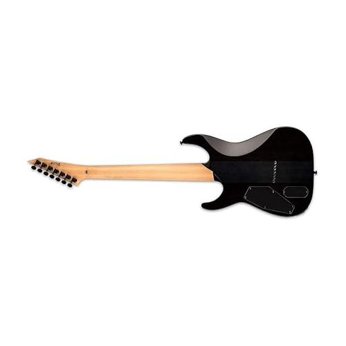  ESP Guitars 7-String Electric Guitar, Black Fade, Right (LM1007HTBPBLKFD)