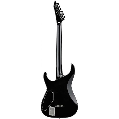  ESP 6 String E Horizon NT-II Electric Guitar with Case, Blue-Purple Gradation, Right, (EIIHORNTIIBPG)