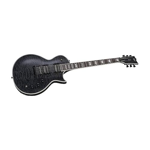  ESP LTD EC-1000 Piezo Electric Guitar, See Thru Black