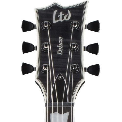  ESP LTD EC-1000FM Evertune Electric Guitar, See Thru Black