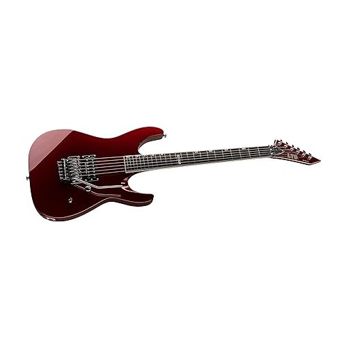  ESP 6 String LTD M-1 Custom ’87 Electric Guitar, Candy Apple Red, Right, (LM1CTM87CAR)