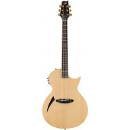 ESP LTD TL-6 Thinline Acoustic Electric Guitar, Natural
