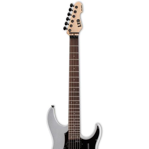  ESP Guitars 4 String Solid-Body Electric Guitar, Right Handed, Metallic Silver (LSN200FRRMS)
