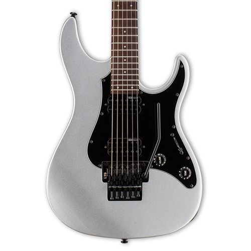 ESP Guitars 4 String Solid-Body Electric Guitar, Right Handed, Metallic Silver (LSN200FRRMS)