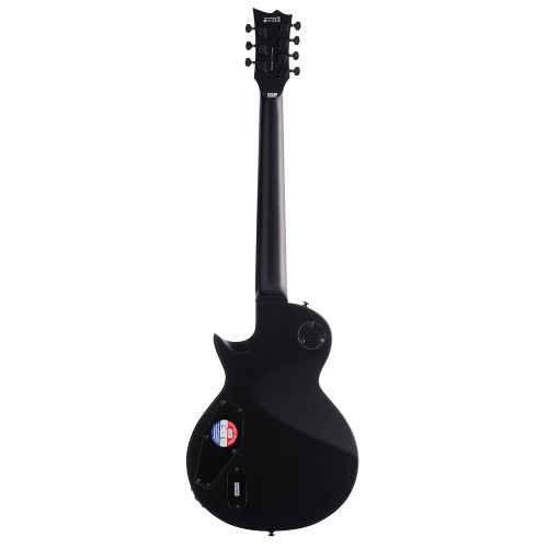  ESP GUITARS ESP LTD EC-407 7-String Electric Guitar, Black Satin